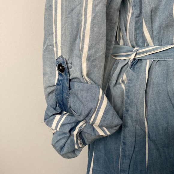 Luxology Long Sleeve Shirt Dress M (10) - Picture 7 of 16